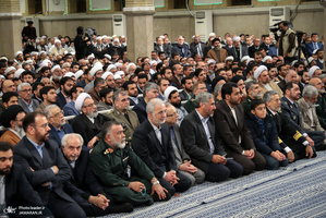 دیدار مسئولان نظام و میهمانان کنفرانس وحدت اسلامى‌ با رهبر معظم انقلاب