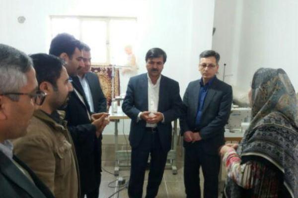 کارگاه تولید مکانیزه پوشاک در روستای کوسه کلاله افتتاح شد