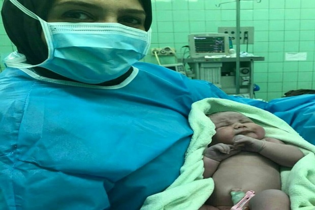 مادر دیابتی در مشگین شهر نوزاد 5.5 کیلوگرمی بدنیا آورد
