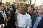 سفیر غنا در تهران از کارخانه روغن نهاوند بازدید کرد