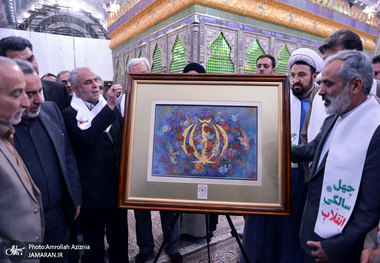 تجدید میثاق اعضای ستاد بزرگداشت چهلمین سالگرد پیروزی انقلاب اسلامی با آرمان های حضرت امام(س)