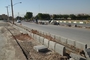 عملیات ساخت میدان بلوار فارابی شمالی شهرکرد به پایان رسید