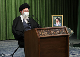 ارتباط تصویری مداحان اهل بیت (ع) با رهبر معظم انقلاب