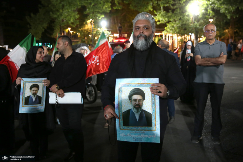 نود و یکمین اجتماع پر شور مردم در میدان تجریش