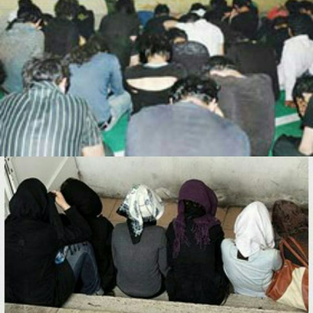 دستگیری 230 دختر و پسر در2 پارتی شب یلدا در لواسان و فرمانیه