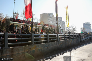 تشییع پیکرهای 110 شهید گمنام دفاع مقدس در تهران - 2