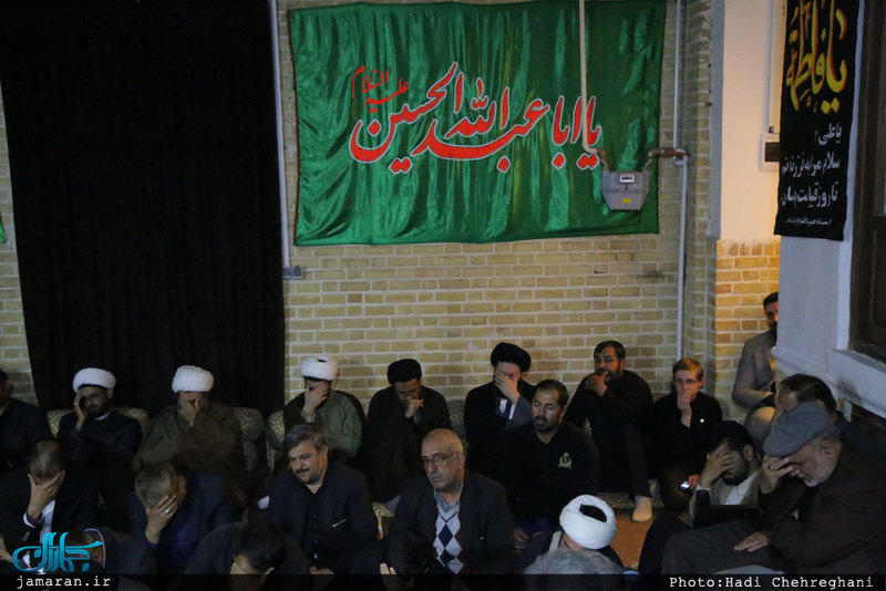 مراسم عزاداری شب شهادت امام موسی کاظم (ع) در بیت امام خمینی (ره) در قم