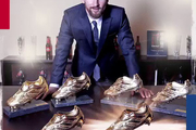 ششمین کفش طلای اروپا در دستان مسی+عکس
