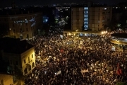 تظاهرات 10 هزار مخالف نتانیاهو در برابر اقامتگاهش