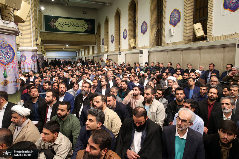 دیدار مداحان اهل‌بیت (ع) با رهبر معظم انقلاب
