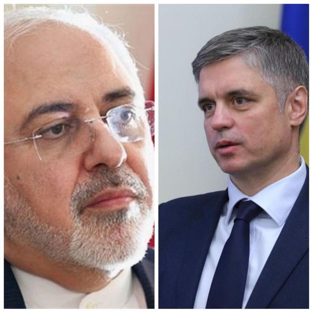تماس تلفنی ظریف با وزیر خارجه اوکراین درپی سقوط هواپیمای اوکراینی در ایران