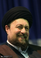 دیدار اعضای انجمن اسلامی معلمان یا سید حسن خمینی