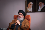 نصرالله: هر فرد منصفی باید در کنار امام خمینی، انقلاب اسلامی و ایران بایستد