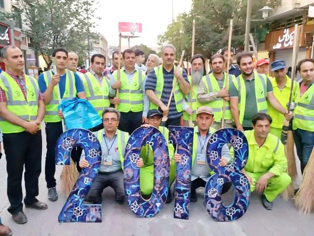 طرح «نهضت داوطلبی تبریز 2018» عضوگیری می‌کند  خوشحالم که زیر پای همشهریانم را تمیز می‌کنم