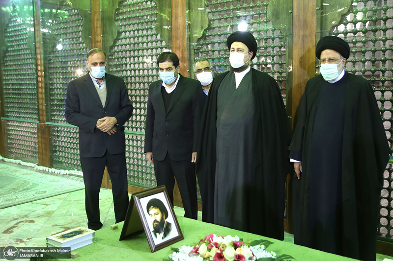 تجدید میثاق رئیس جمهور و اعضای دولت با آرمان های حضرت امام (س)