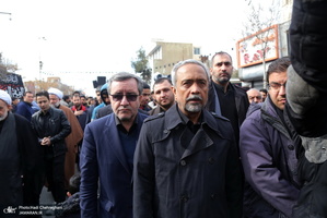 دسته عزاداری روز شهادت حضرت زهرا(س) با حضور آیت الله العظمی وحید خراسانی