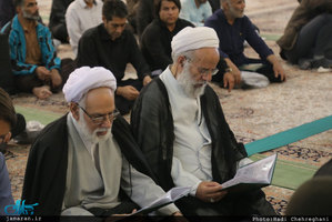 مراسم بزرگداشت حجت الاسلام و المسلمین دکتر احمدی در شبستان امام خمینی حرم حضرت معصومه