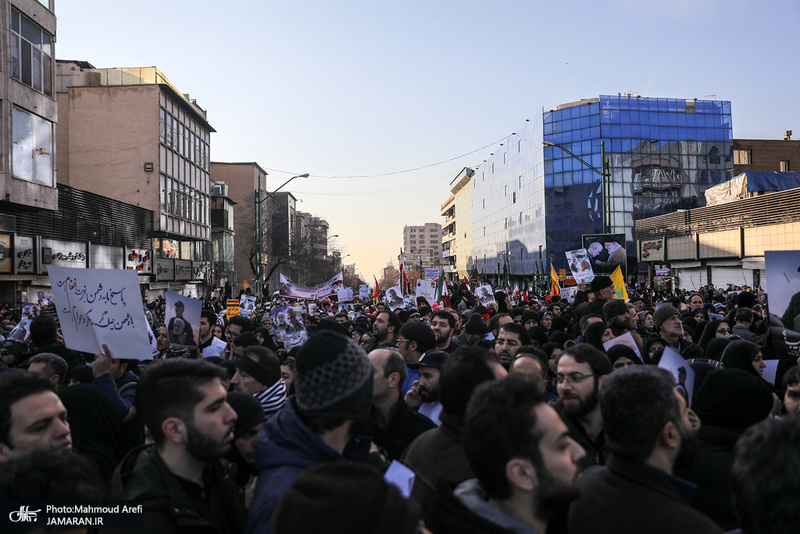 حضور میلیون ها تهرانی در تشییع پیکر مطهر سردار قاسم سلیمانی - 2