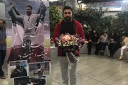 احسان حدادی بدون استقبال به ایران بازگشت+عکس
