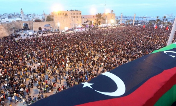 عکس/ جشن هفتمین سالگرد انقلاب در لیبی