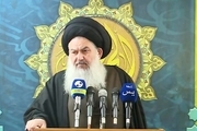 فریاد های امام جمعه بغداد در رثای شهامت امام خمینی(س) و رهبر انقلاب در ایستادگی مقابل آمریکا
