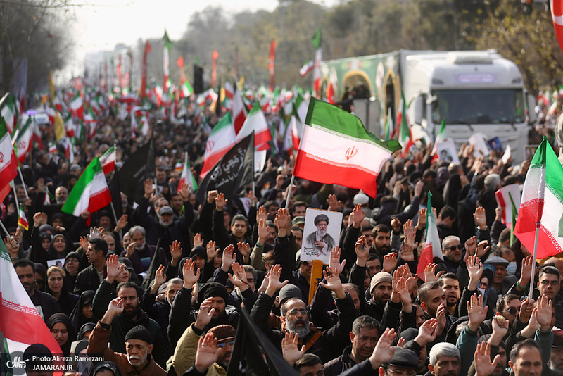 تشییع پیکرهای مطهر فرماندهان عالی‌رتبه نیروهای مسلح و جمعی از شهدای مردمی-2