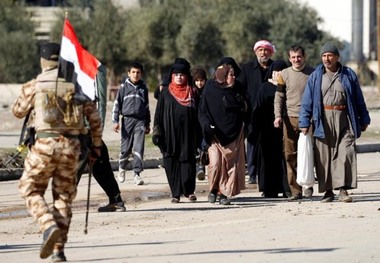 بازگشت آوارگان شرق موصل به خانه هایشان+ تصاویر

