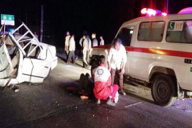 تصادف در منطقه حیران آستارا یک کشته و چهار مصدوم برجا گذاشت