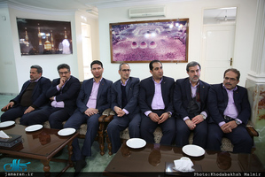 دیدار مدیران و کارکنان موسسه اعتباری کوثر با سید حسن خمینی‎