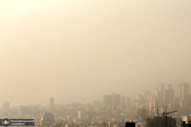 وضعیت آلودگی هوا در تهران و چند شهر دیگر خطرناک شد + عکس
