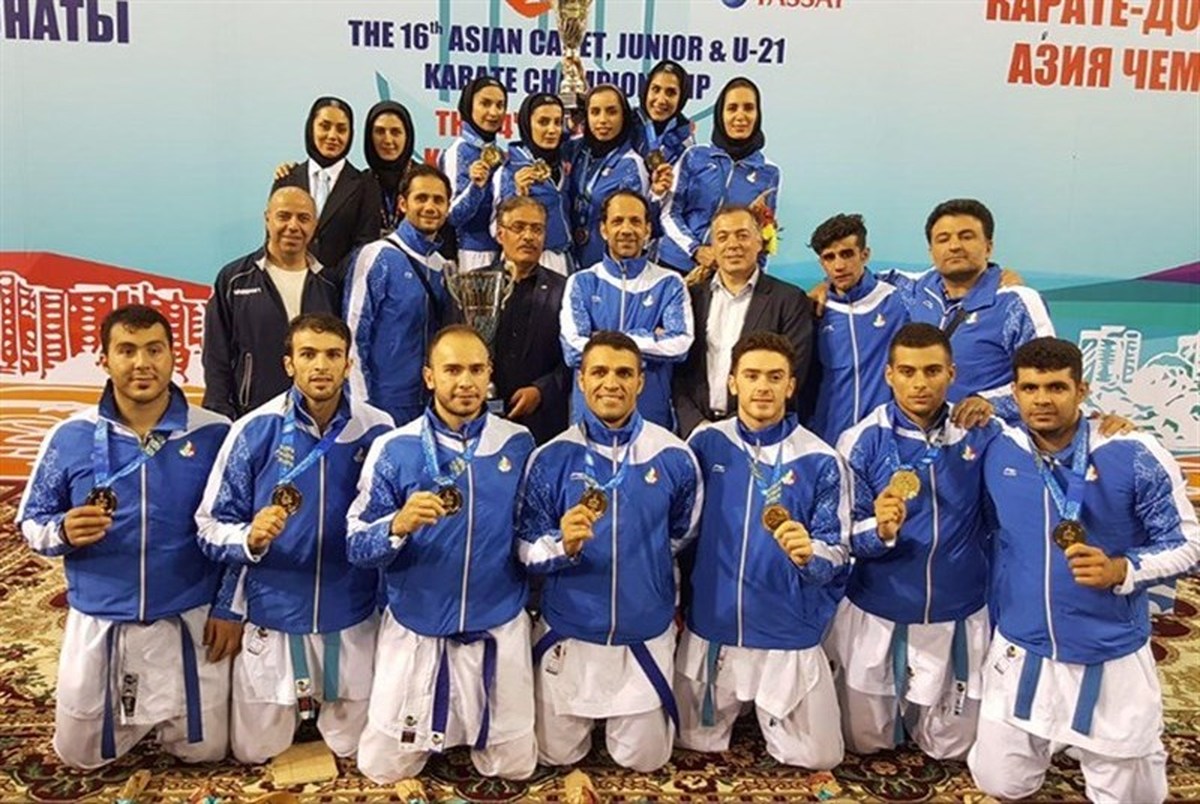 قهرمانی تاریخی کاراته ایران در آسیا