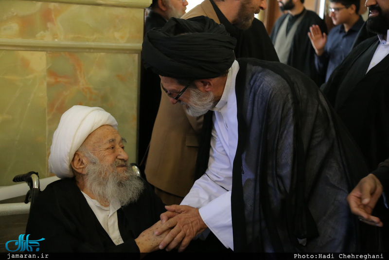 تشییع و خاکسپاری آیت الله روح الله شاه آبادی(ره)