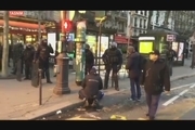 حضور خودروهای زرهی در خیابان های پاریس