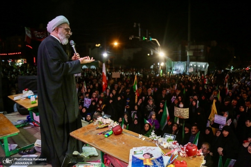 چهل و هشتمين اجتماع پرشور مردم در محله پيروزی