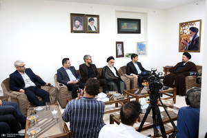 دیدار وزیر و معاونین وزارت ارتباطات با سید حسن خمینی