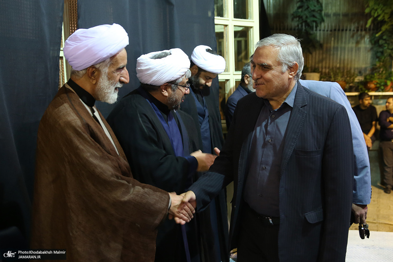 مراسم بزرگداشت آیت الله حسن صانعی (ره) در حسینیه جماران -1