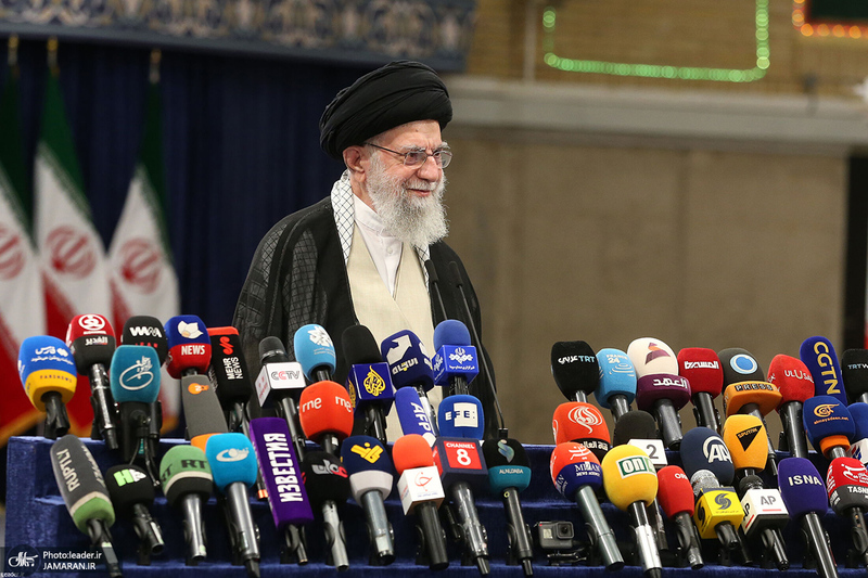 حضور رهبر معظم انقلاب اسلامی در انتخابات ریاست جمهوری چهاردهم