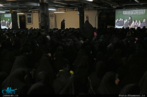 چهارمین شب عزاداری فاطمیه در حسینیه امام خمینی 