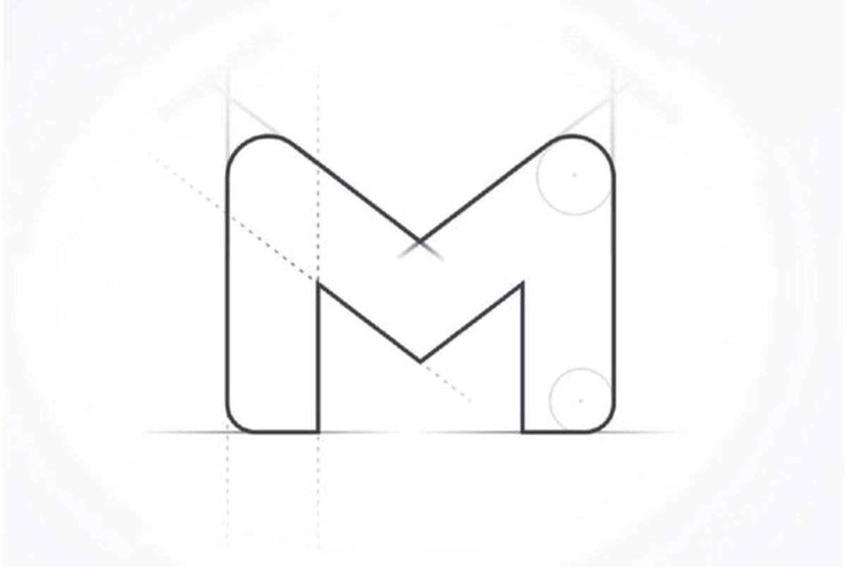 طراحی یک لوگوی جدید برای جی میل
