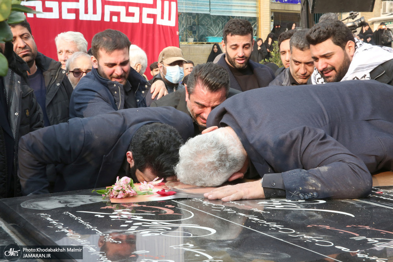 مراسم تشييع شهيد درياسالار علی شمخانی در امام زاده صالح (ع)