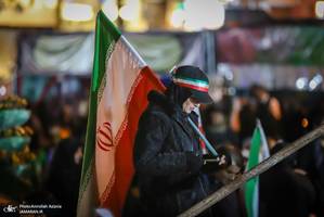 چهل و یکمین شب اجتماع پر شور مردم در شهرک ولیعصر (عج)