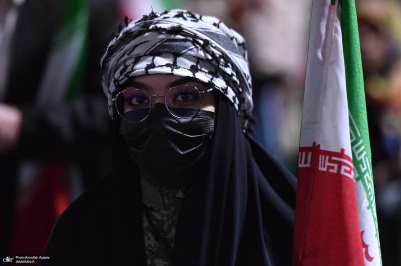 پنجاه و پنجمین شب اجتماع پر شور مردم در میدان جمهوری اسلامی