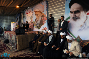 دومین روز سفر سید علی خمینی به استان خوزستان(آبادان و شلمچه)