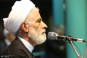 مراسم بزرگداشت آیت الله حسن صانعی (ره) در حسینیه جماران -1