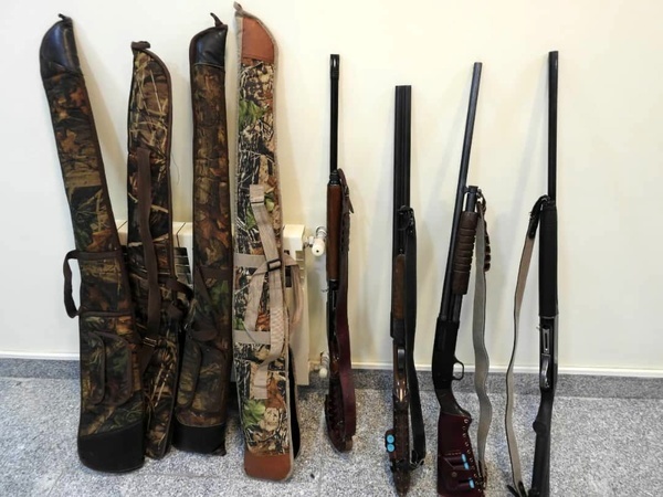شکارچیان کبک در آبیک به دام افتادند ضبط 4 قبضه اسلحه شکاری