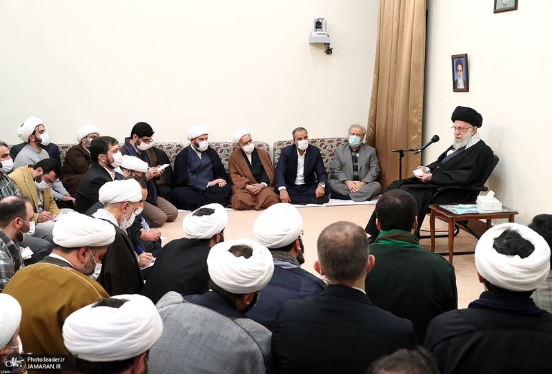 دیدار جمعی از مسئولین سازمان تبلیغات اسلامی با رهبر معظم انقلاب