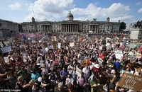 تظاهرات ضدترامپ لندن