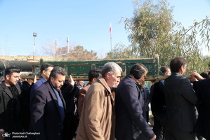 مراسم تشییع و خاکسپاری همشیره مرحوم آیت الله شهاب الدین اشراقی