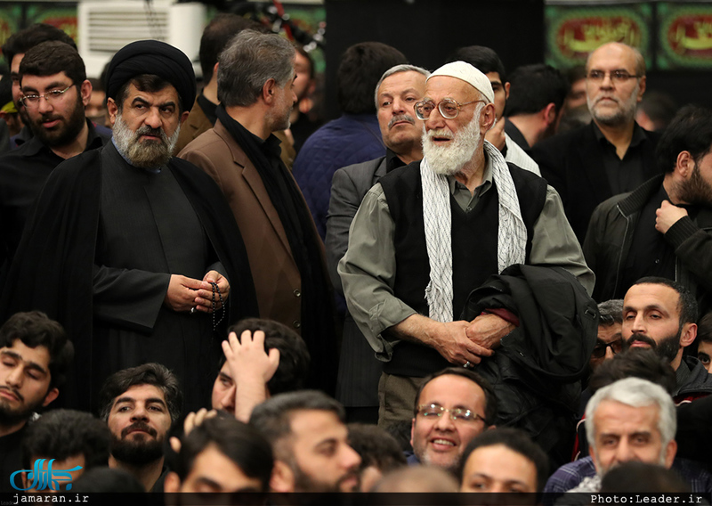 آخرین شب مراسم عزاداری حضرت فاطمه‌زهرا(س) در حسینیه امام خمینی 