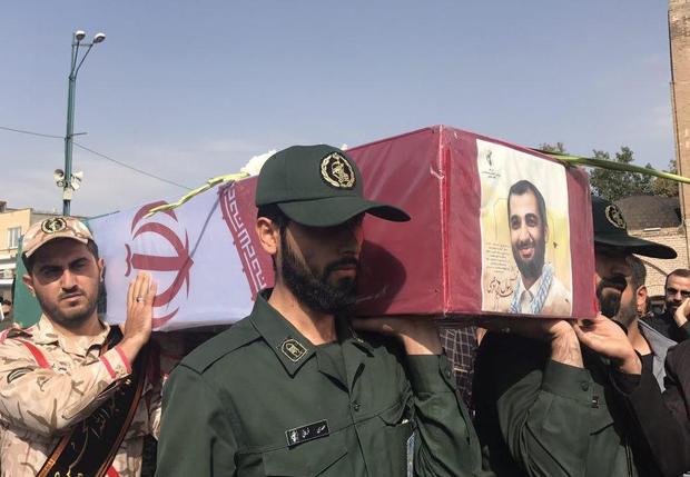 پیکر شهید عرصه اردو های جهادی در قزوین تشییع شد